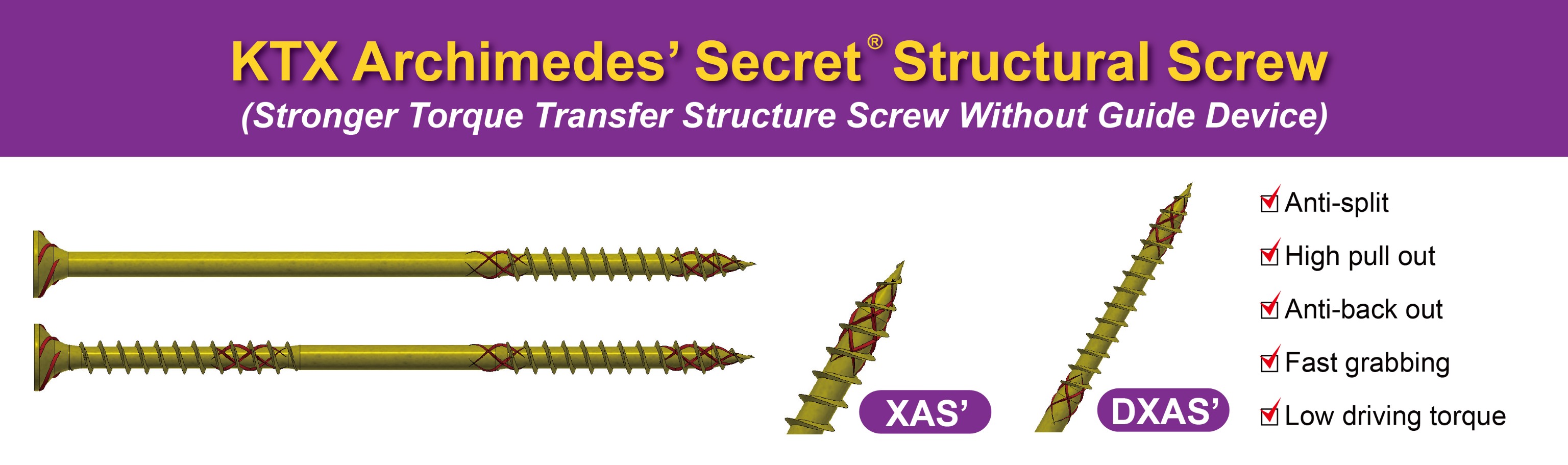 KTX Archimedes' Secret Structural Screw